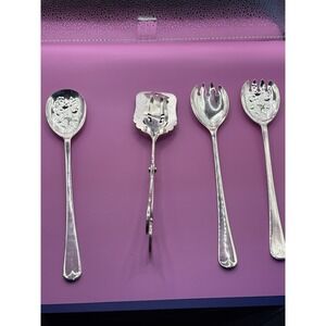 Vintage‎ SHEFFIELD England Silverplate Set Of 4